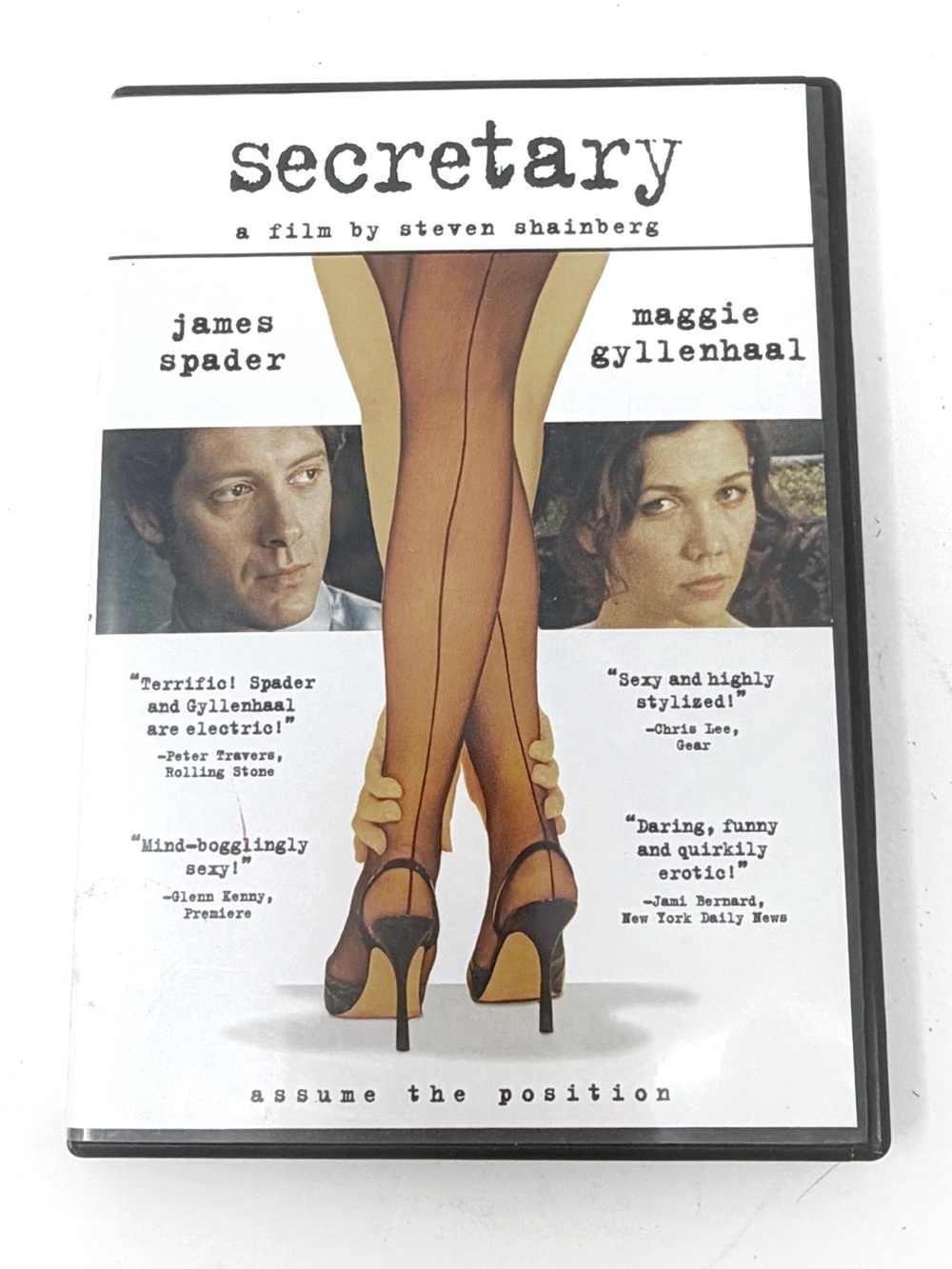 Secretary DVD Maggie Gyllenhaal James Spader Indie Drama Movie Romance Film